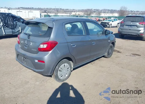 2019 Mitsubishi Mirage Es z USA, uszkodzony, nr VIN ML32A3HJ6KH012942